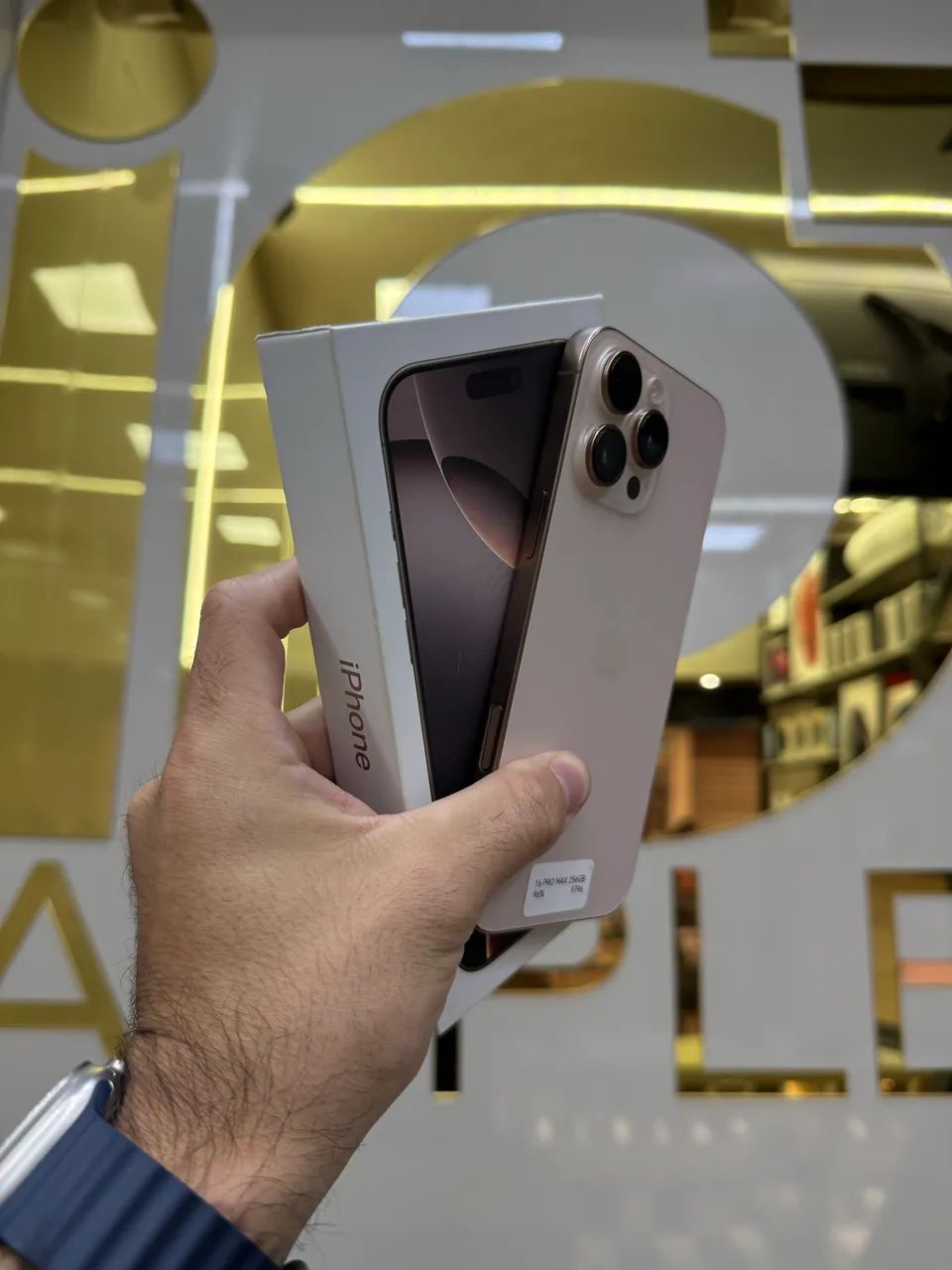 IPHONE 16 PRO MAX 256GB DESERT COM CAIXA SEMI NOVO MEGA PROMO - Foto 3