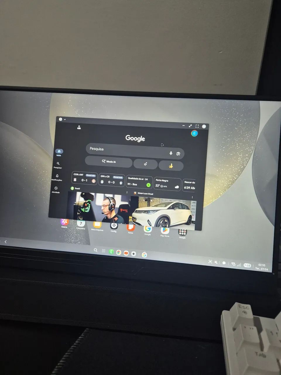 Monitor Portátil 15,6 Polegadas