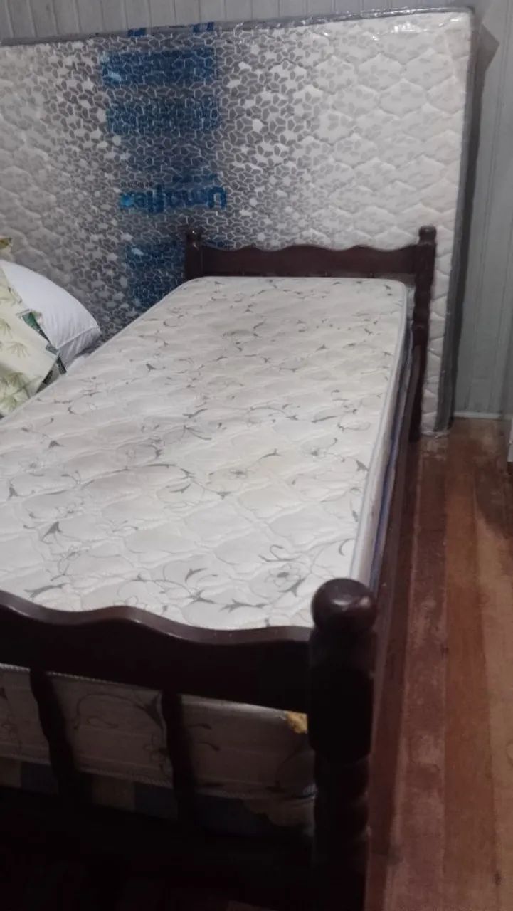 Camas de solteiro com colchão 