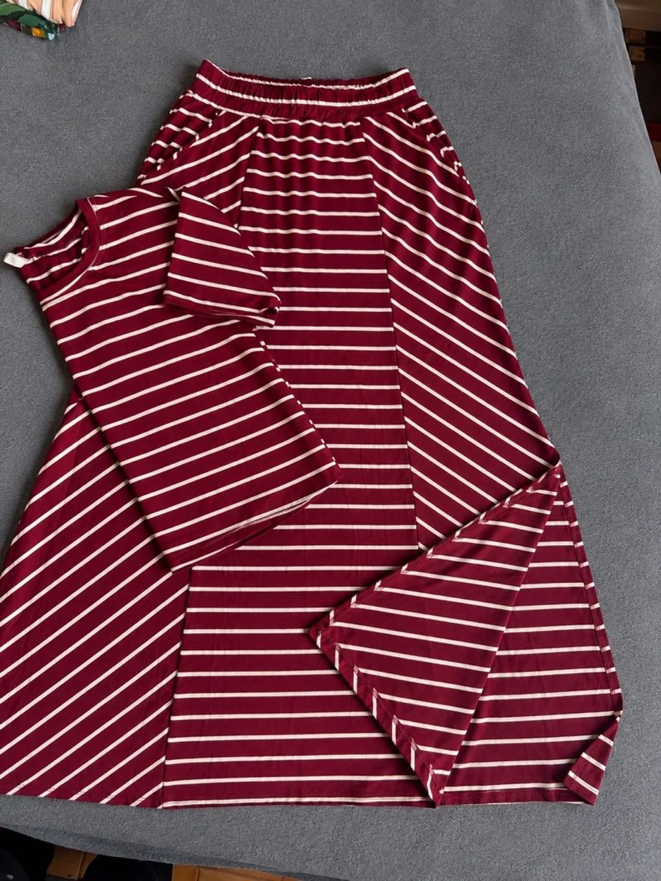 Conjunto listrado 