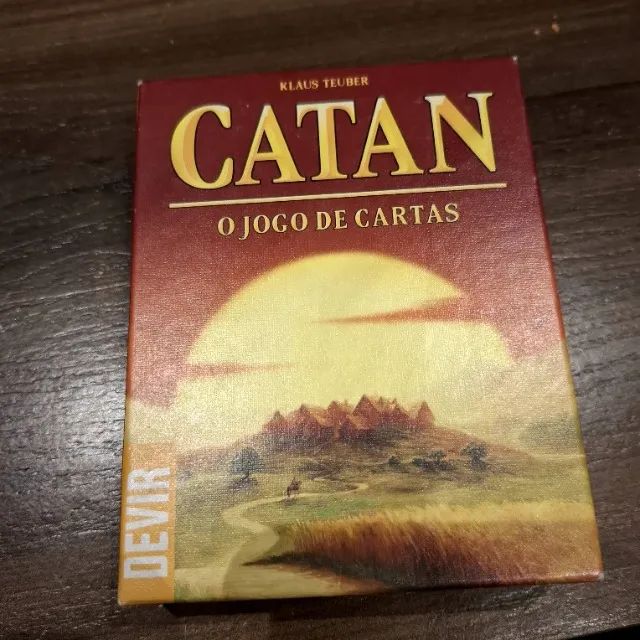 Jogo de Cartas Catan, completo e nacional