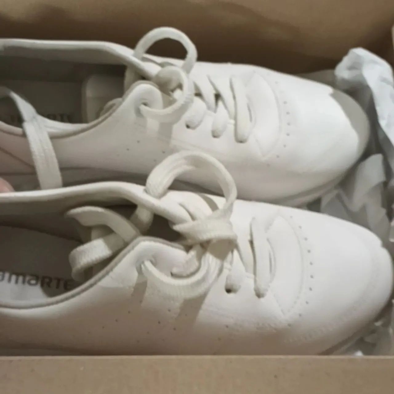 Tênis feminino branco Via Marte  - Foto 2