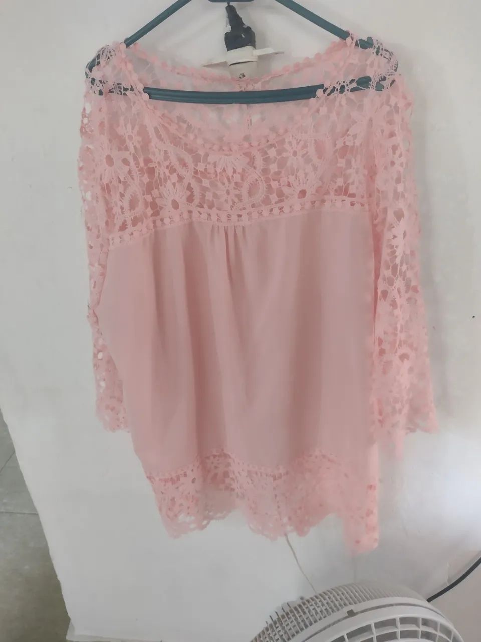 Blusa feminina de renda - Foto 2