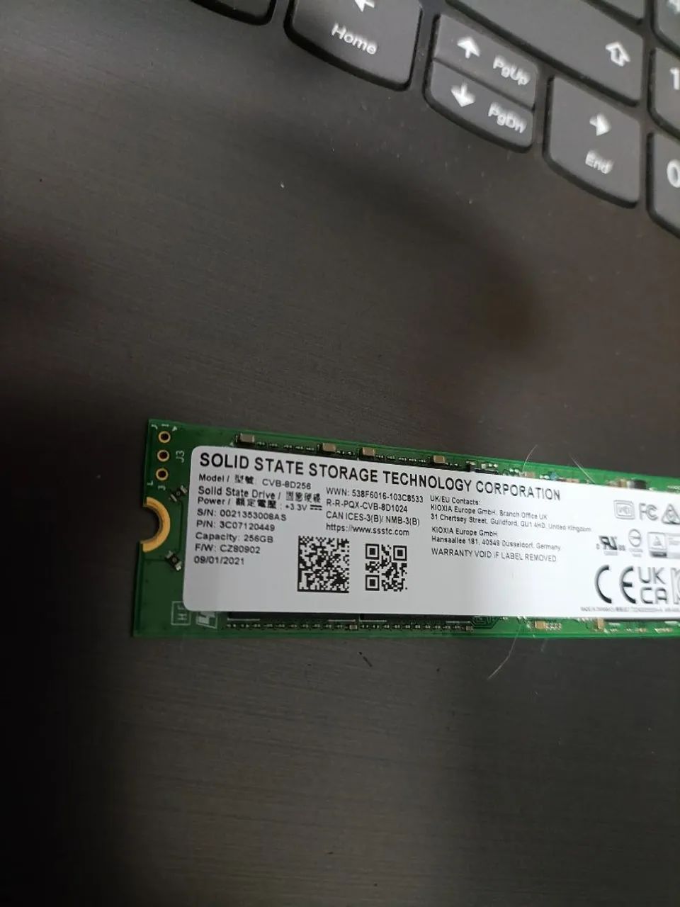 M2 2 cortes 256 gb funcionando perfeitamente  - Foto 2