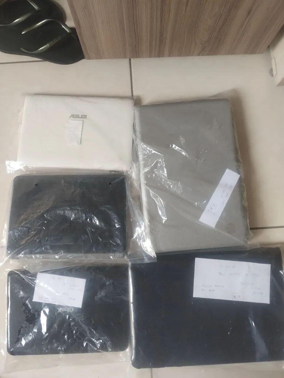 Lote de 5 Notebook e Netbook com defeito 