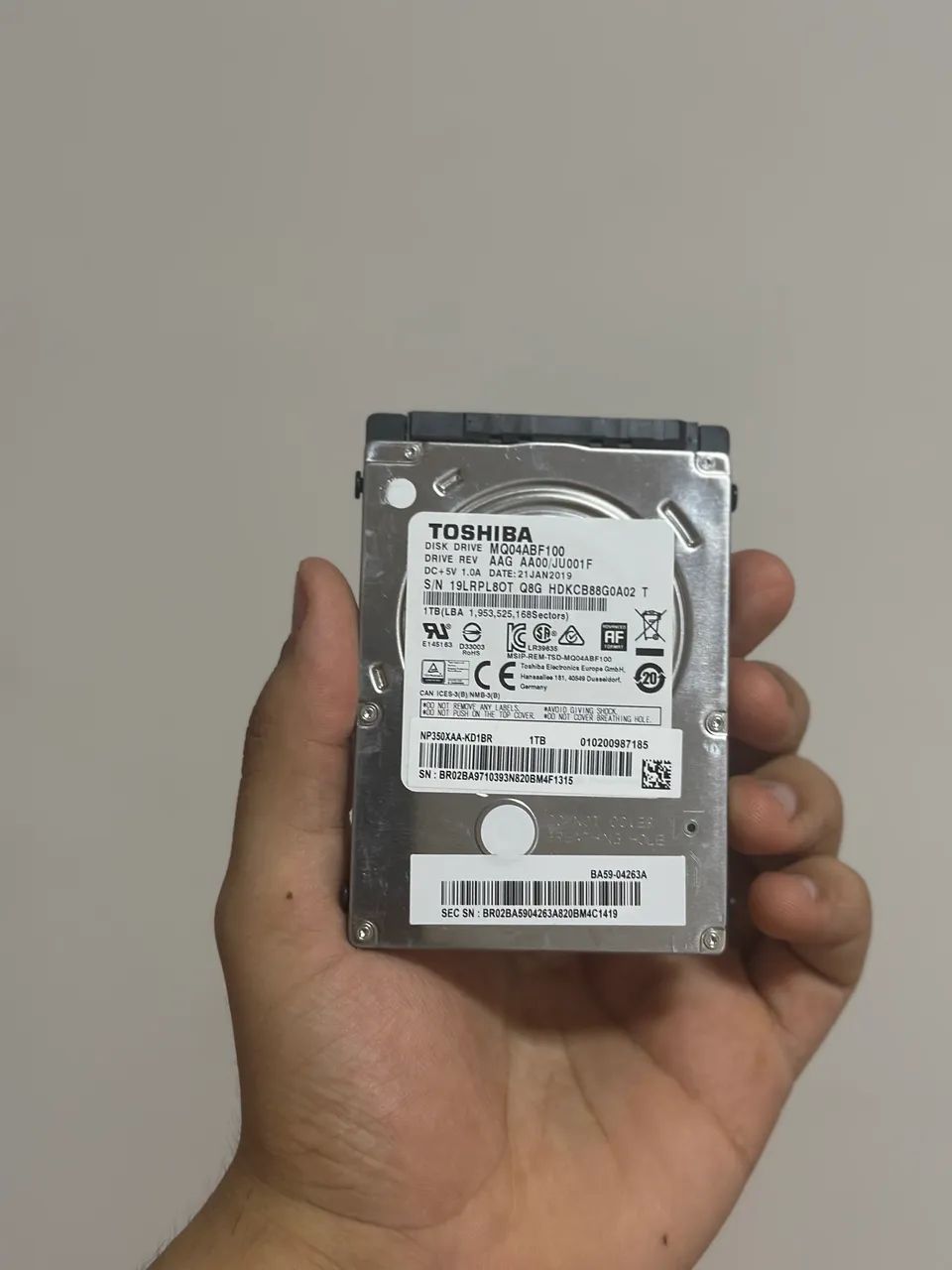HD Toshiba 1Tb