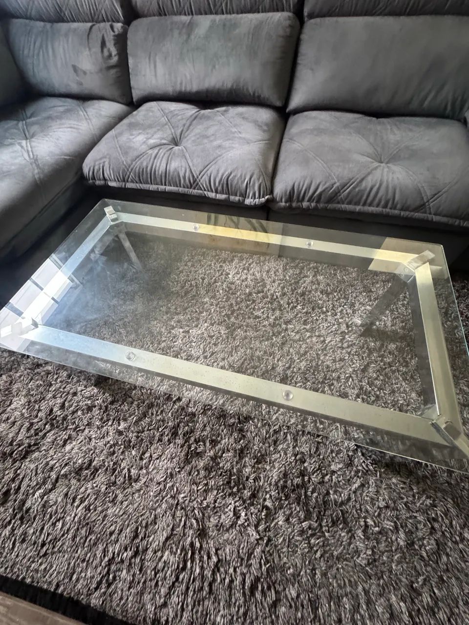 Mesa De Centro Vidro ETNA  - Foto 4