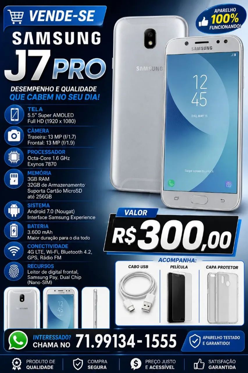 Celular Samsung J7 Pro
