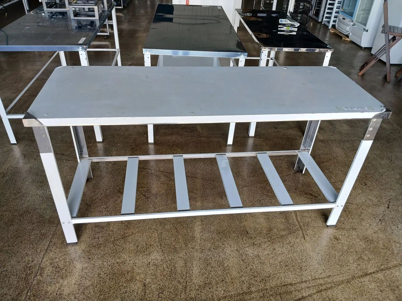 Mesa Inox 180x65 Gradeada ital inox 