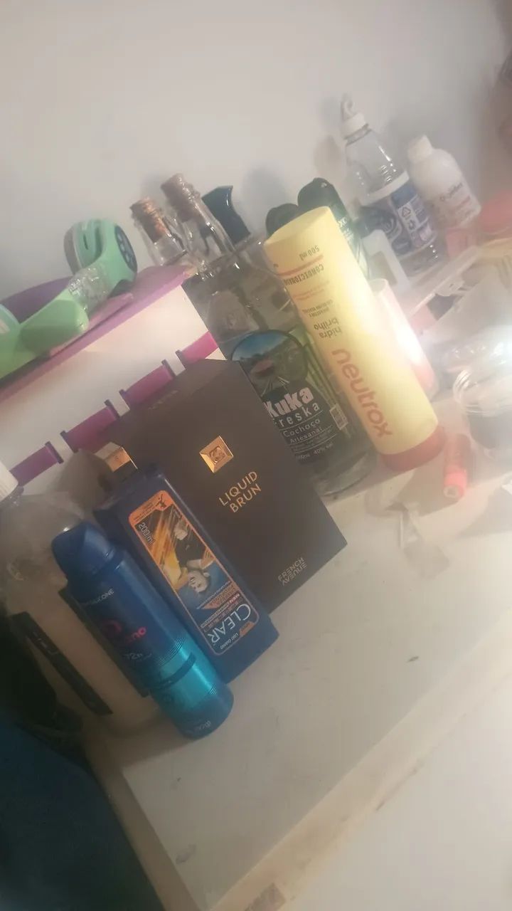 Cosméticos caixa 