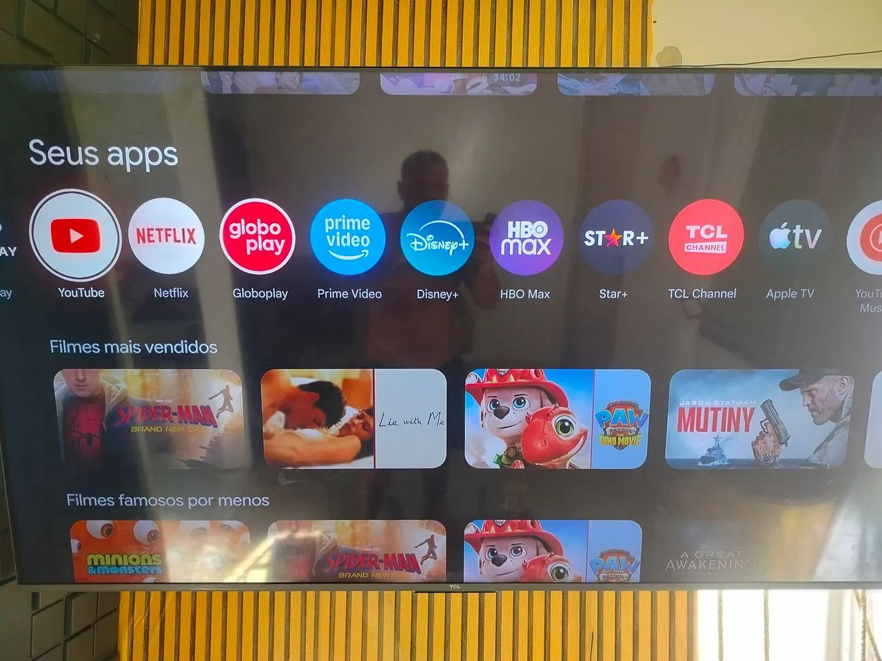 Smartv TCL 65" polegadas 