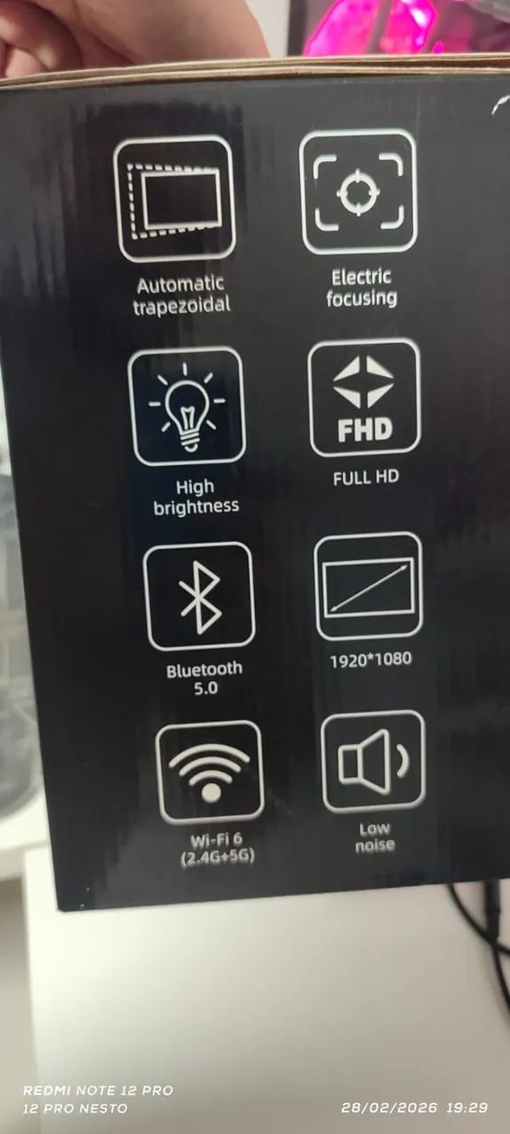 Projetor Bettdow Wifi6 4K Full HD 1080p 15000lm - Foto 3
