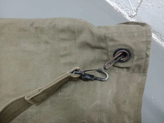 Mala duffle bag de lona antiga - Foto 3