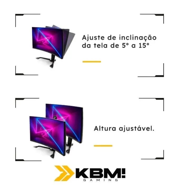 Monitor Gamer KBM! Gaming MG800 34 Polegadas QHD, Ultrawide, 180Hz, Preto - Foto 4