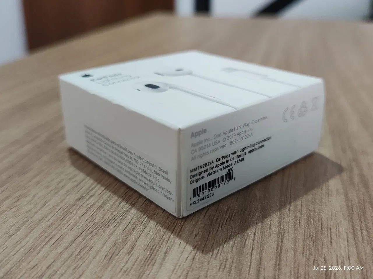 EarPods Lightning Model A1748 lacrado - Foto 3