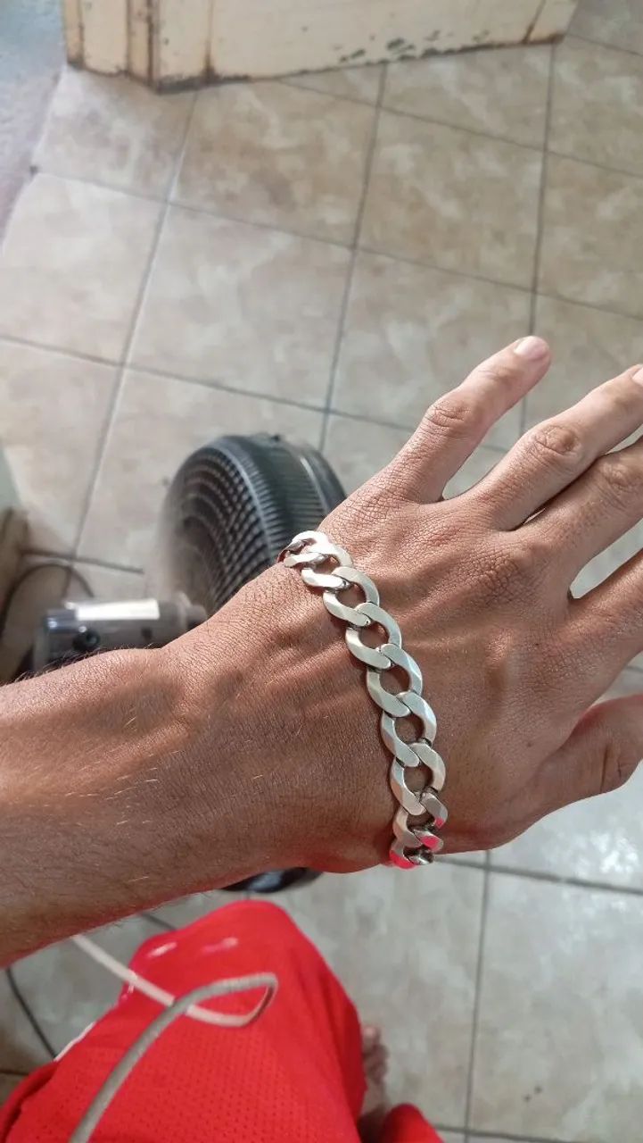 Pulseira de prata 925 de 40 gramas - Foto 3
