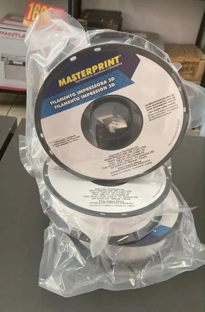 PETG Masterprint preto e branco 