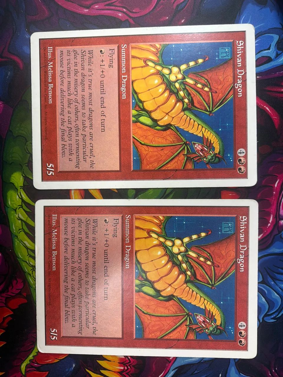 Carta magic jumbo/oversize Shivan Dragon