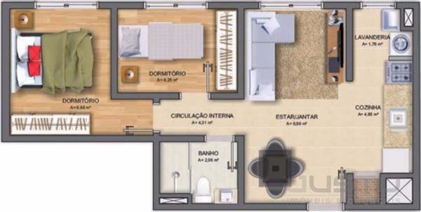 Apartamento à venda com 2 dormitórios em Campina, São leopoldo cod:7810 - Foto 4