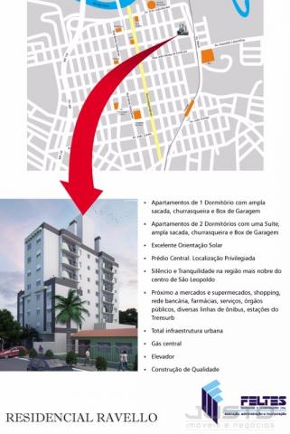 Apartamento à venda com 1 dormitórios em Centro, São leopoldo cod:6158 - Foto 3