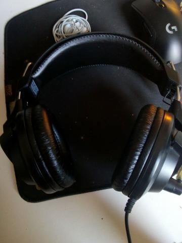 Mousepad + headset gamer