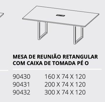 Mesa reunião 3,00x1,20m - Foto 3