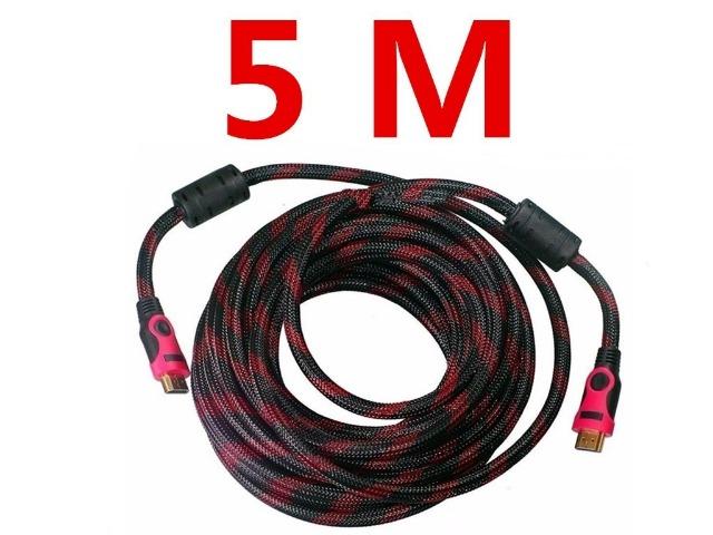 Cabo Hdmi 5 Metros Usado.4 Full Hd Tv Led 3d Ps3 Ps4 Pc Xbox SKU: 81241