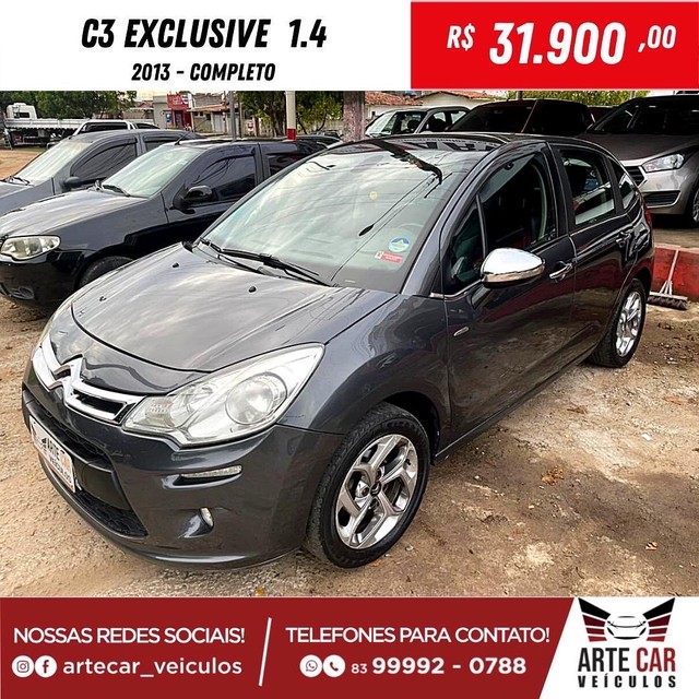 C3 EXCLUSIVE 1.4 COMPLETO 2013!!