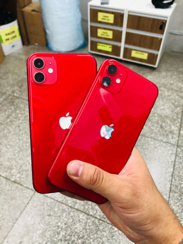 iPhone 11 Red 64g semi // impecável e garantia  - Foto 3