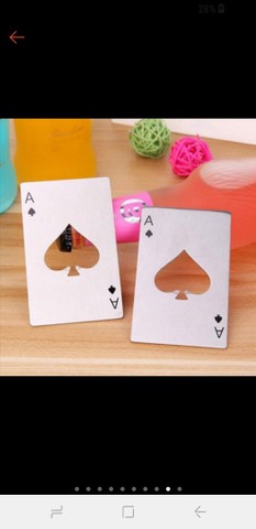 Abridor de garrafas do Às de espada do poker - Foto 2
