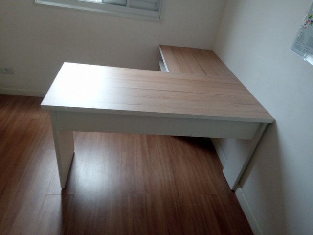 MESA EM L 2 PARTES NOVA   ****LEIA A DESCRIÇÃO*****