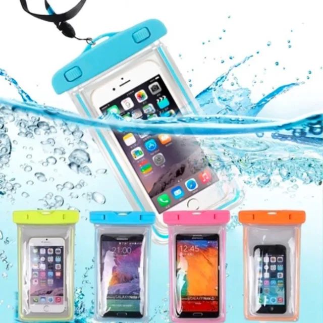 Capa Bolsa Para Celular A Prova D´água Impermeável Até 6.5 it-blue le -3701 piscina, praia