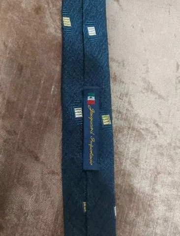 Gravata Colombo 100% Seda pura Jacquard importado - Foto 4