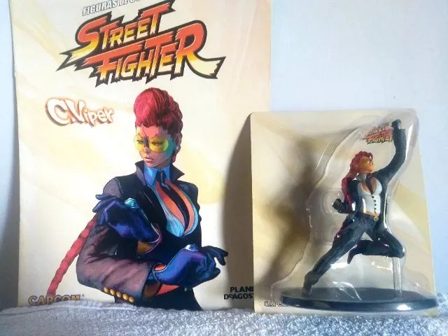 Boneco Street fighter Vega planeta DeAgostini original