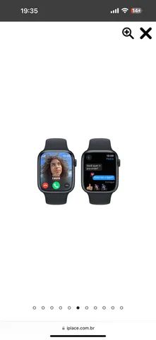 Apple Watch Series 9 GPS 45mm - Cellular - Alumínio Prateado