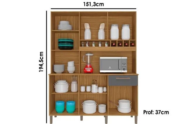 Cozinha Compacta Pinot - 6 Portas
