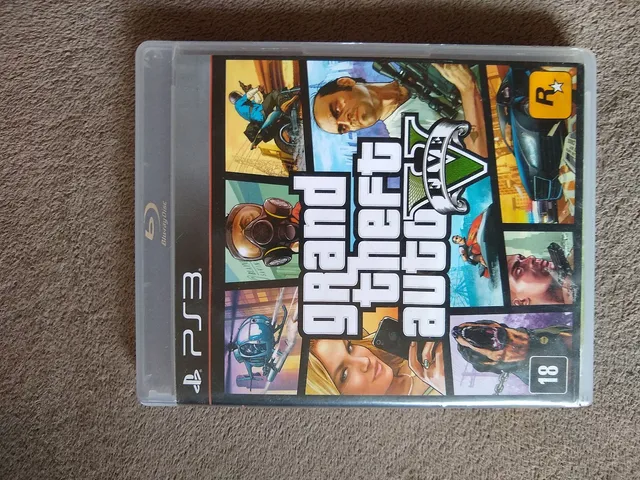 Grand Theft Auto Gta 5 Ps3 Mídia Cd Lacrado + Mapa Do Jogo em