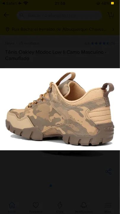 Tênis Oakley Modoc Low 2 Desert Camo - Foto 3