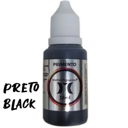 Pigmento Marilyn 15ml -  Preto Bleck