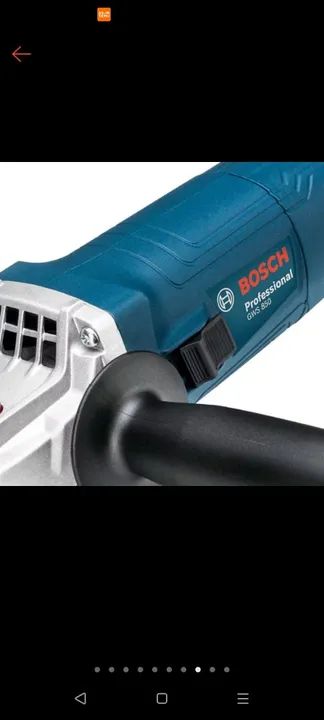 Esmerilhadeira Angular de 4 1/2" Bosch GWS 850 850W com 3 Discos - Foto 2