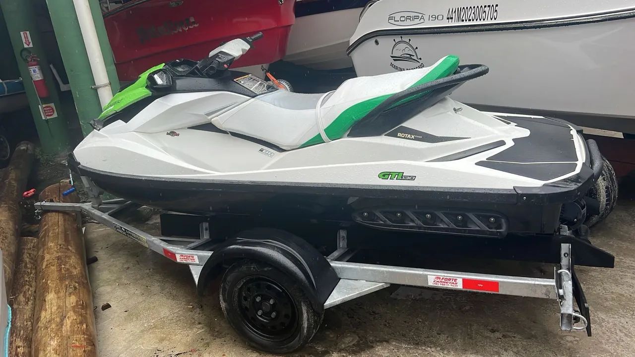 Jet Ski Sea-Doo gti 130- Branco e Verde - Foto 3