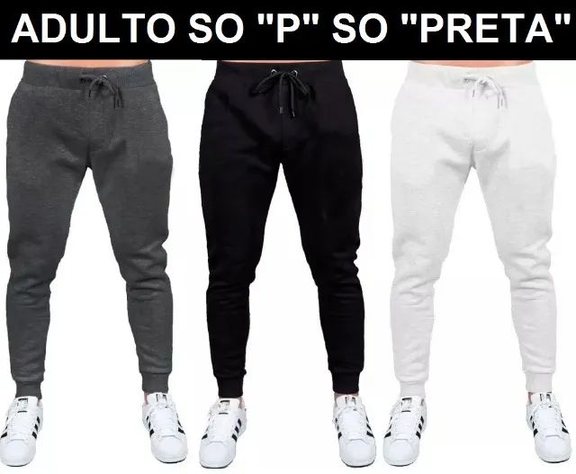 Calça moleton malha Jovenil 14 anos (A partir R$35) - Foto 5