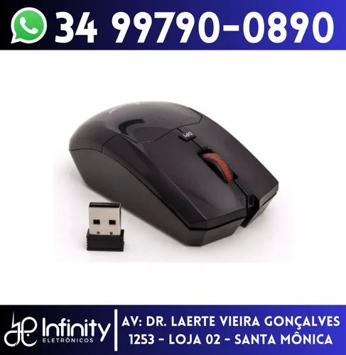 Mouse sem Fio USB Óptico knup