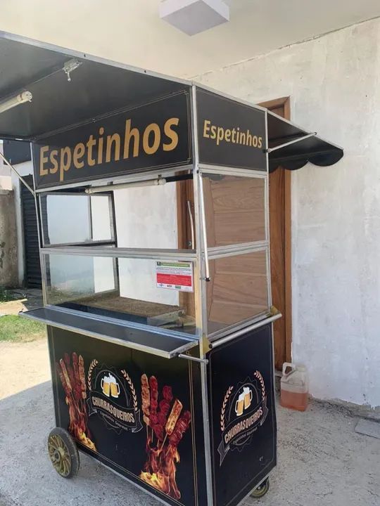 Carrinho para espetinhos (Churrasquinhos) - Foto 2