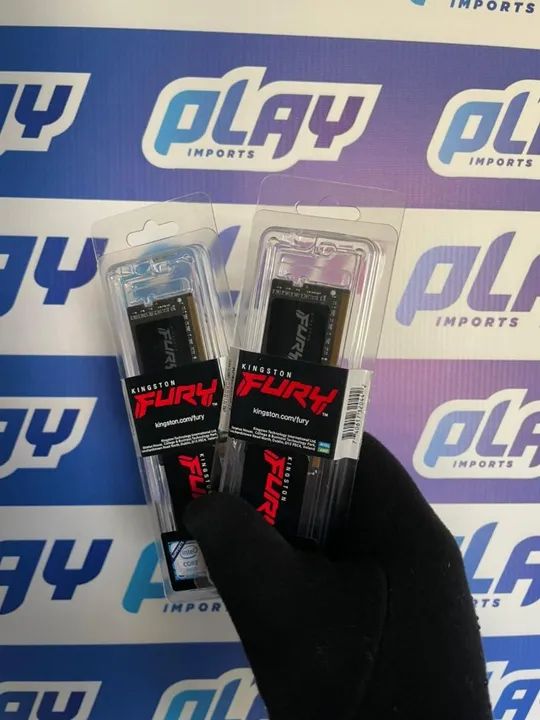 Memória RAM DDR4 16GB 3200MMhz Notebook Kingston Fury Impact Novas