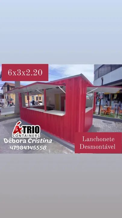 Container atendimento lanchonete desmontável  - Foto 3