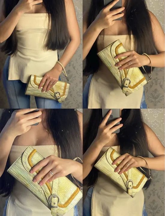 Dior Saddle bolsa clutch vintage python  - Foto 2