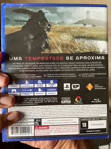 Jogo de PS4 ghost of tsushima, lacrado - Foto 2