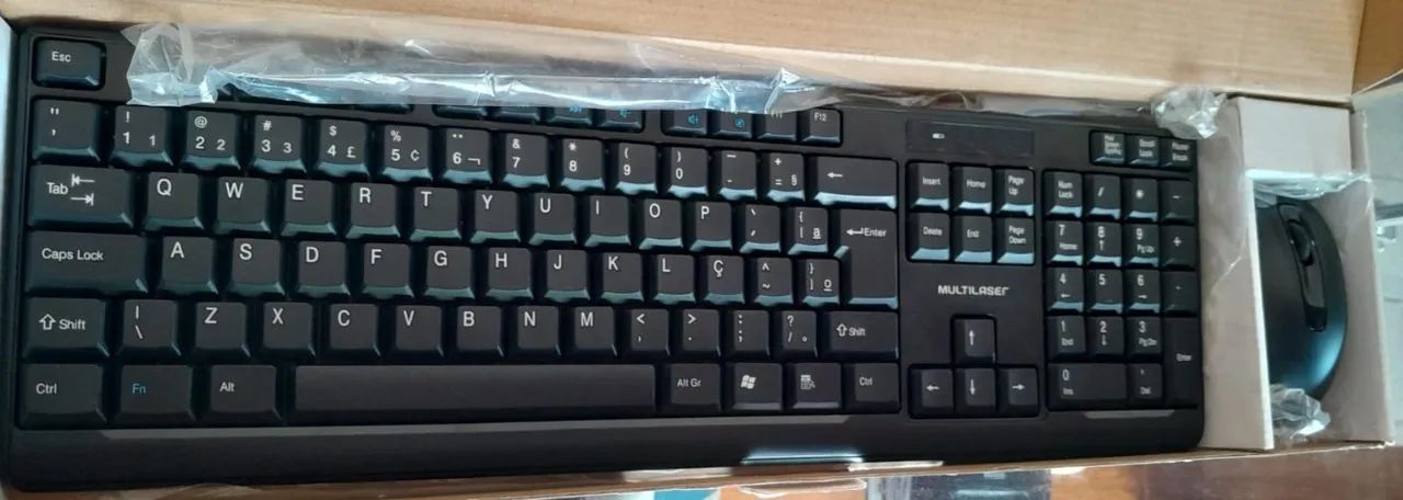 TECLADO E MOUSE SEM FIO MUTILASER TC162