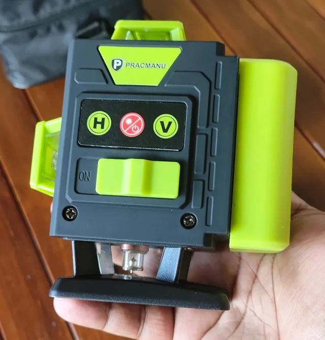 Nível Laser 4d 16 Linhas Verde 360 Acessórios E Bateria